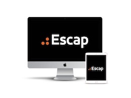 ESCAP logo on different device types